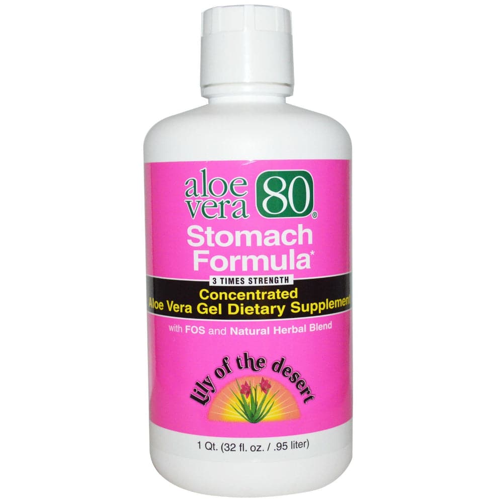 Aloe Vera 80 – Concentrated Herbal Stomach Formula, 32 Oz