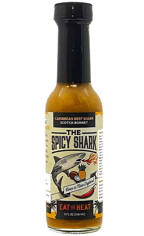 Spicy Shark Caribbean Reef Shark Scotch Bonnet Hot Sauce
