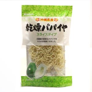 Sliced Papaya Okinawa Dried Papaya Strips 20g