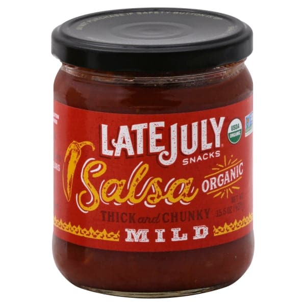 Late July Snacks Salsa – Mild – 15.5 oz | Pack of 12