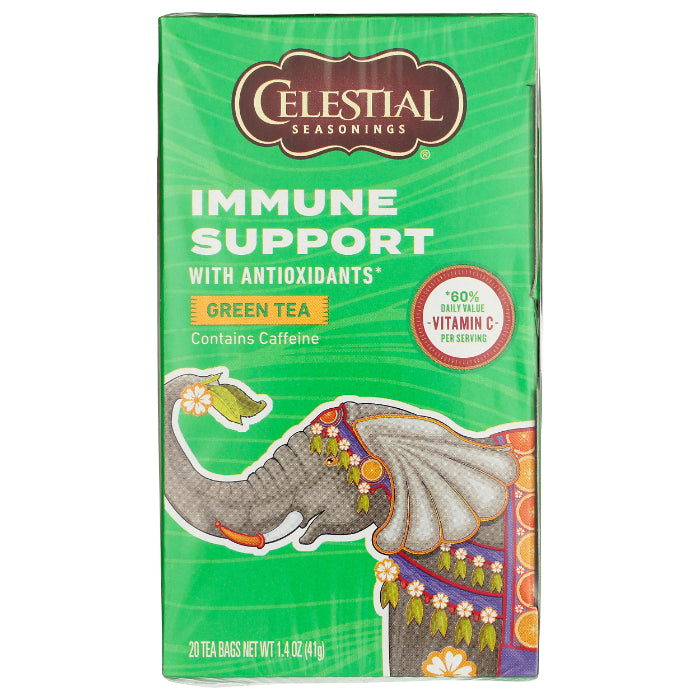 Celestial Seasonings – Green Tea Immune Support with Antioxidants, 20