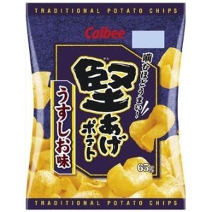 Calbee “Kataage Potato, Light Salt Flavor”, 65g
