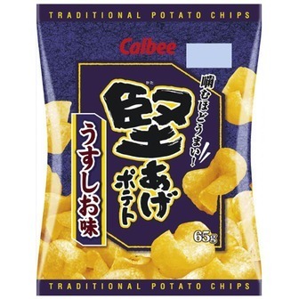 Calbee “Kataage Potato, Light Salt Flavor”, 65g