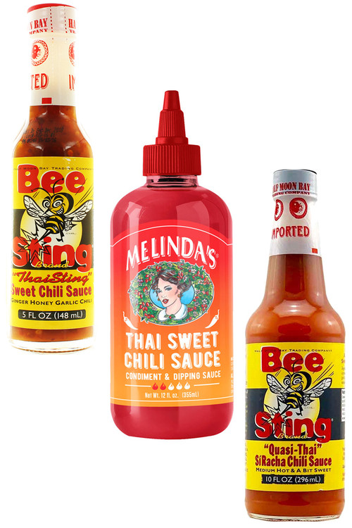 Thai Hot Sauces Variety Pack, 2/5oz, 10oz.