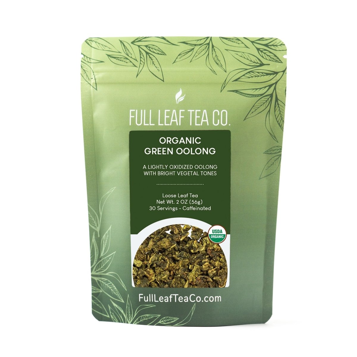 Organic Green Oolong Retail Bags – Case of 6
