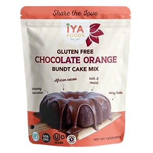 IYA FOODS LLC – CAKE MIX CHOCOLATE ORANGE BUNDT 12 OZ – Pack of 6