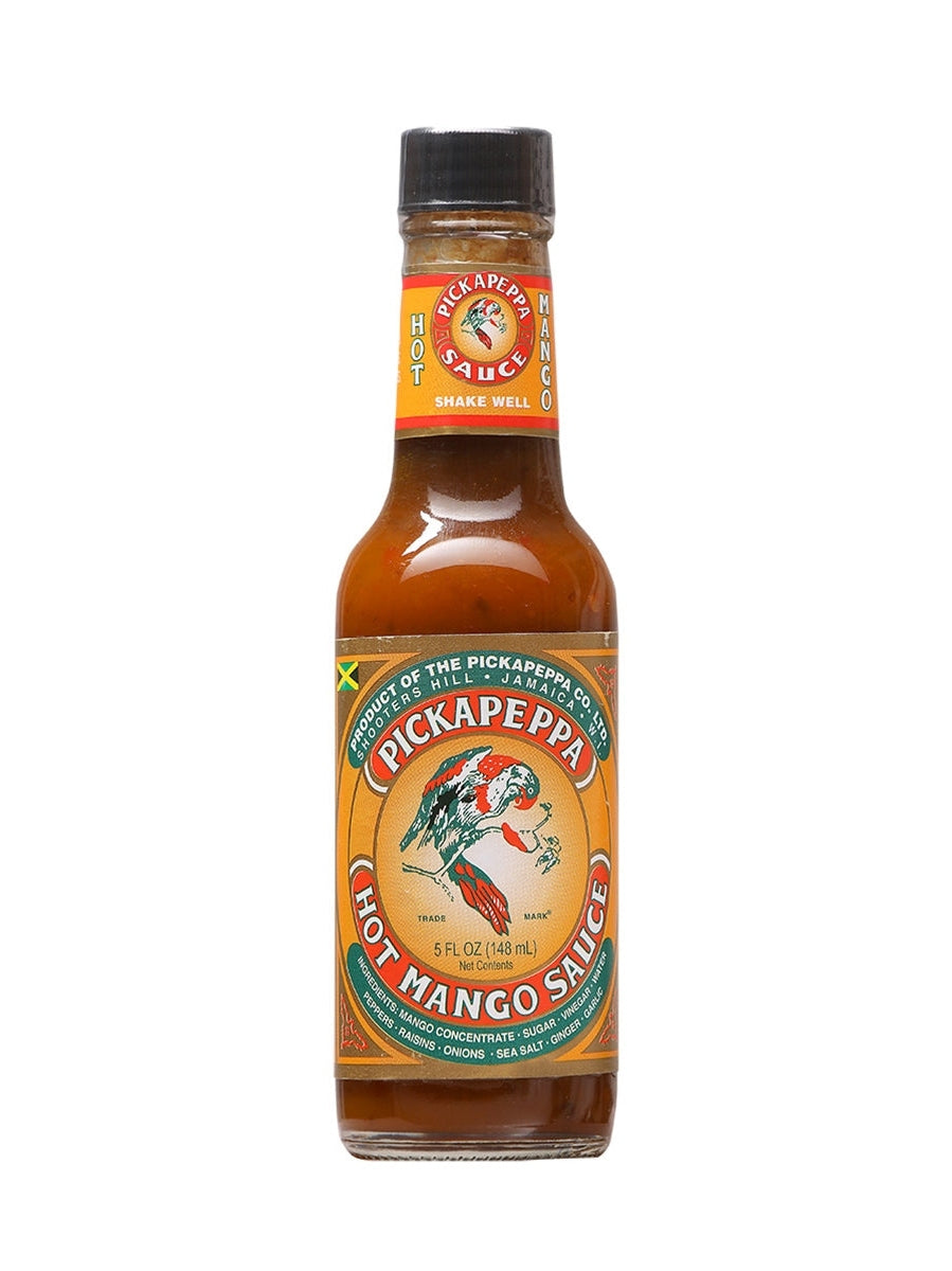 Hot Sauce Pickapeppa Hot Mango with Garlic 5 oz Jamaica Heat 9