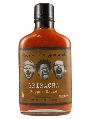 Most Wanted Pain is Good Sriracha Hot Sauce, 7oz.