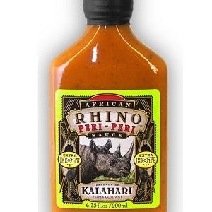 African Rhino Peri-Peri Xtra Hot Hot Sauce, 6.75oz.