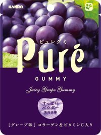 Kanro “Pure Gummy, Grape Flavor” 56g