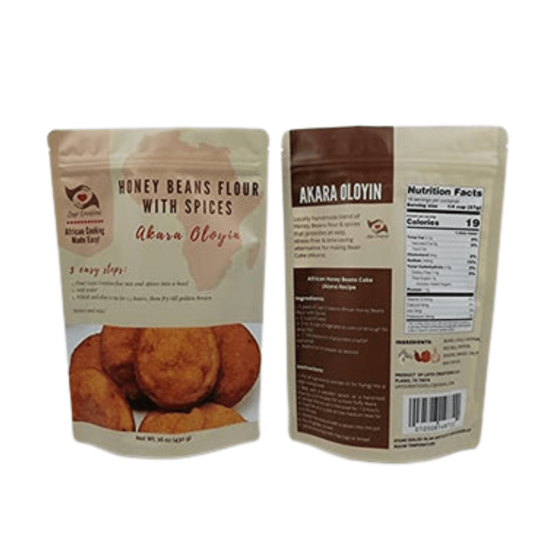 Layo Creations Akara Mix 430g – Traditional Nigerian Bean Snack for Health