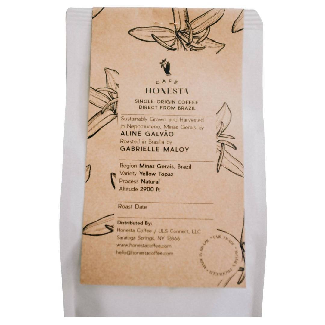 Whole Bean Roasted Coffee (Dark Roast) Bag – 1 x 3 oz