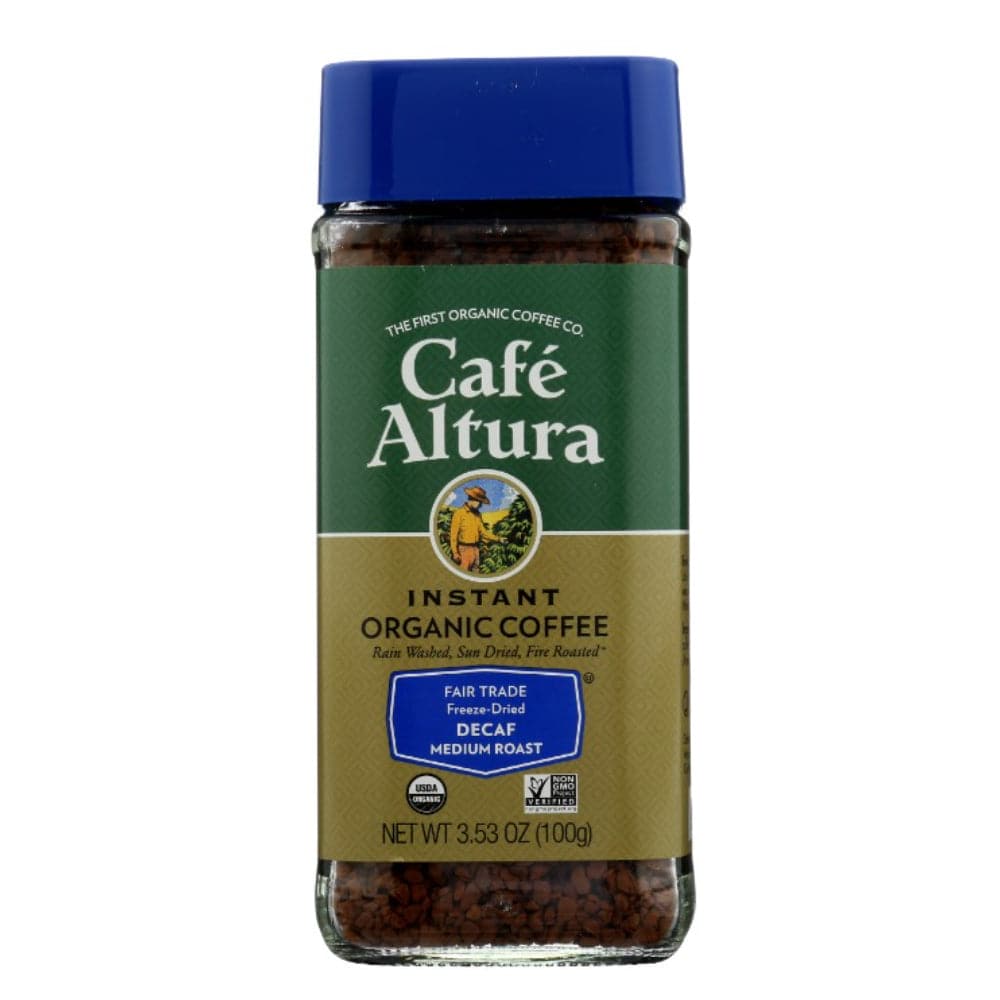 Cafe Altura – Organic Fair Trade Decaf Instant Coffee, 3.53 Oz