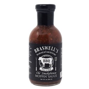 Braswell – BBQ Sauce Smokehouse, 13.5 oz – Pack of 6