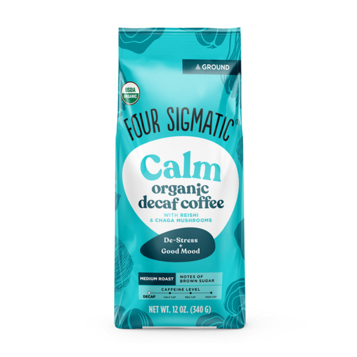 Four Sigmatic – Coffee Ground Calm Org 12 Oz – Pack Of 1