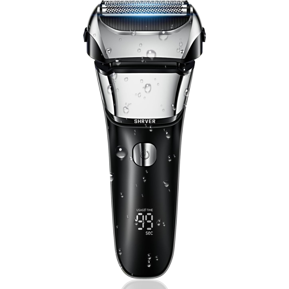 PGONA Electric Men’s Shaver – Foil Rotary Type, Wet & Dry, Type-C Rechargeable – Made in JAPAN – Tokyo Sakura Mall