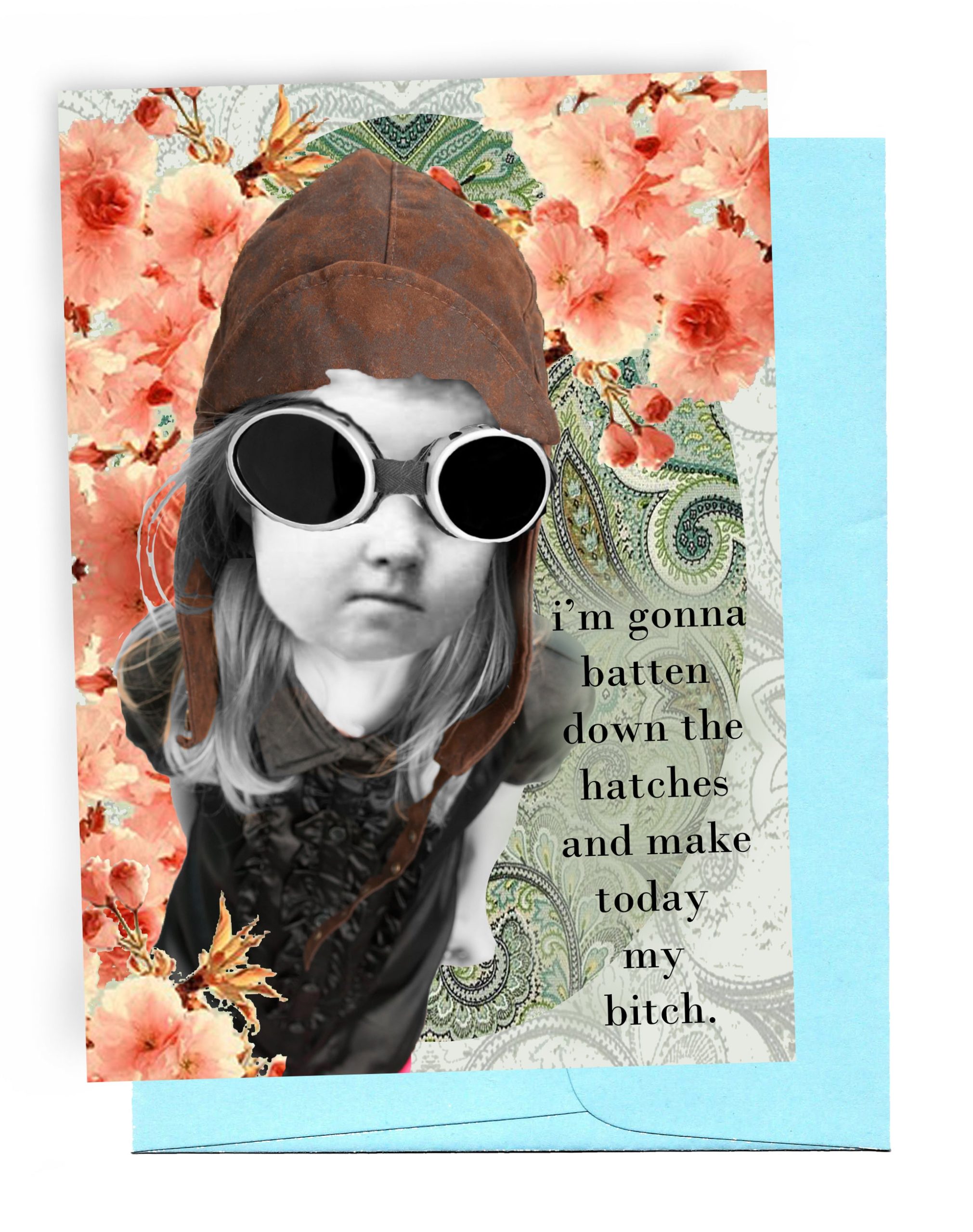 Erin Smith Art – 345 My Bitch Greeting Card