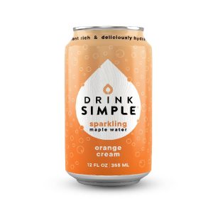 Drink Simple 12 oz. Orange Cream Sparkling Maple Water – 12 Pack