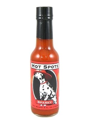 Hot Spots-Sparky Hot Sauce, 5oz.