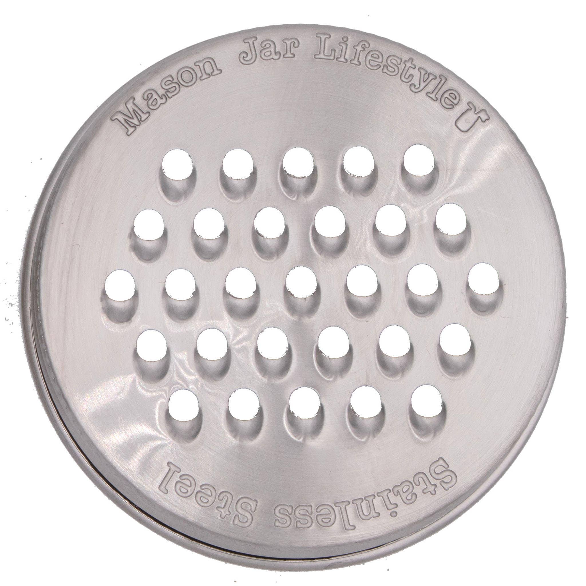 Mason Jar Lifestyle – Grater / Shredder Lid for Mason Jars: Regular mo
