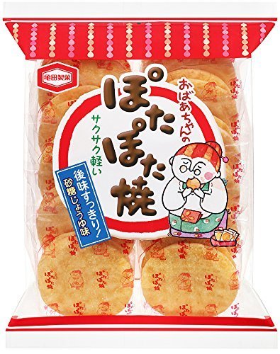 Kameda “Pota Pota Yaki” Sugar and Soy Sauce Flavor Rice Cracker, 165g