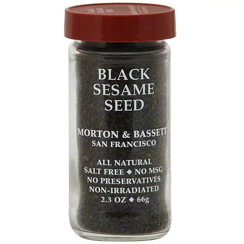Morton & Bassett – Sesame Seed Black, 2.3 Oz – Pack of 3