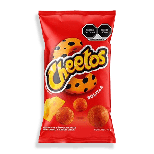 Cheetos Bolitas 110g – Mexico (Case of 12)