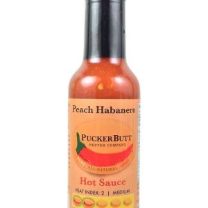 Pucker Butt Peach Habanero Hot Sauce, 5oz.