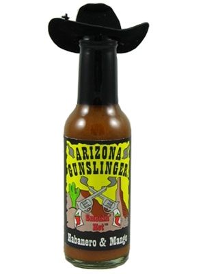 Arizona Gunslinger Smokin Hot Habanero and Mango Hot Sauce, 5oz.