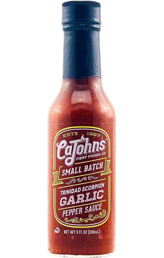 Cajohn’s Small Batch Trinidad Scorpion Garlic Pepper Sauce