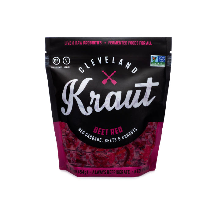Cleveland Kitchen – Sauerkraut Beet Red, 16 Oz | Pack of 6