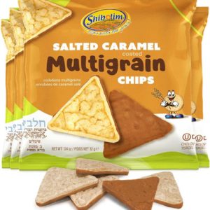 Shibolim Salted Caramel Chocolate Rice Cake Crisps (Pack of 4)
