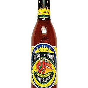 Ring Of Fire All Purpose Red Pepper Roasted Garlic Hot Sauce, 12.5oz.