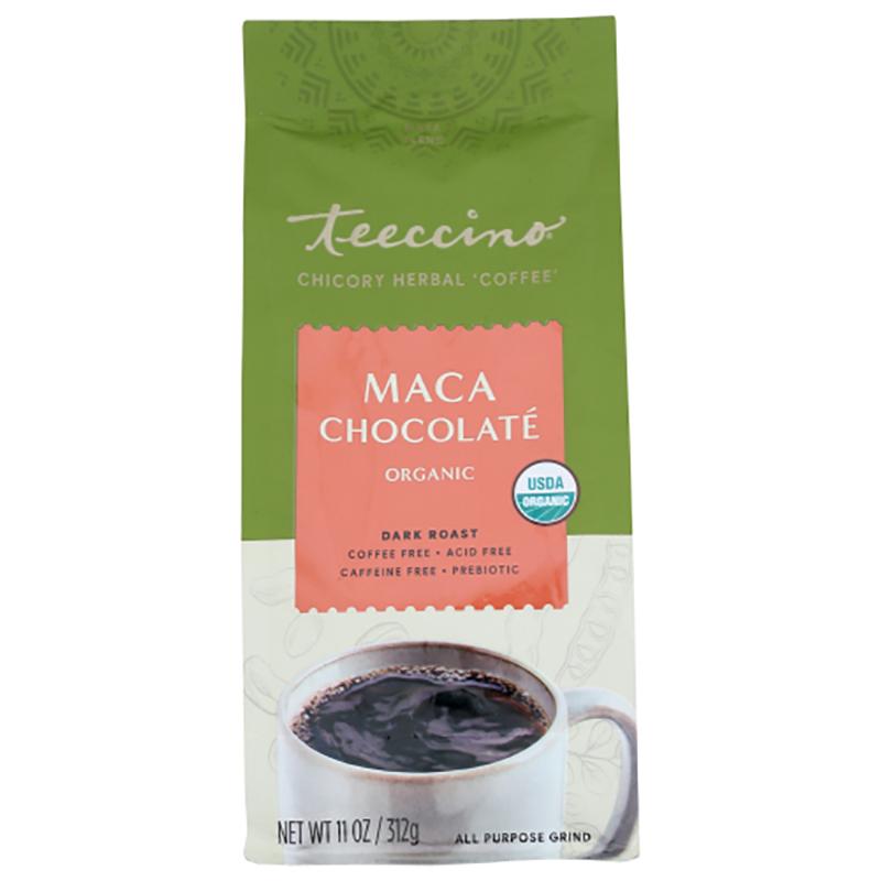 Teeccino – Maca Chocolate Chicory Herbal Coffee, 11oz
