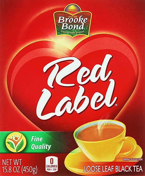 Brooke Bond Red Label Loose Leaf Black Tea, 450g (15.8oz)