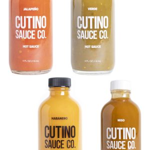 Cutino Hot Sauce Complete Gift Set, 4/4oz.
