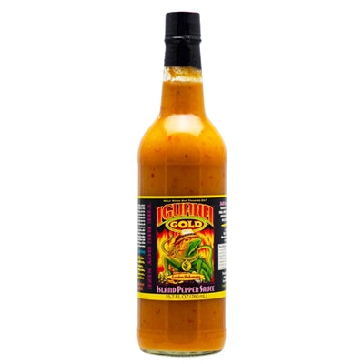 Hot Sauce Iguana Gold Island Pepper 25.7 oz Heat 6