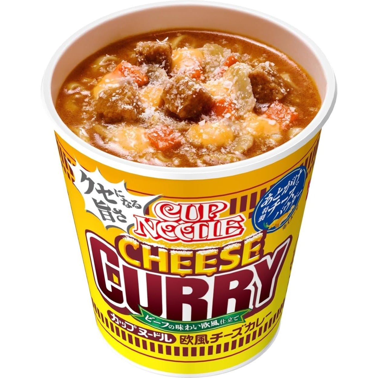Nissin Cup Noodle European Cheese Curry & Beef Flavor 85 x 20 Made in Japan – Tokyo Sakura Mall
