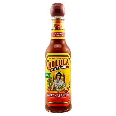 Hot Sauce Cholula Mexico Sweet Habanero 5 oz Wooden cap Heat 4