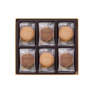Godiva Japan, 2 Kinds Cookie Assortment, 18 pieces in a can, For Gift