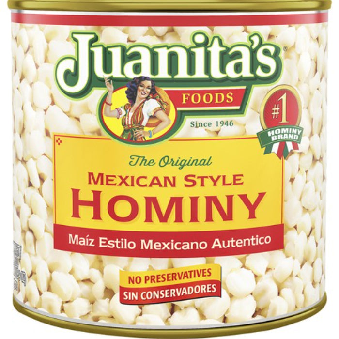 Juanitas – Hominy Mexican 25 Oz – (Pack of 12)
