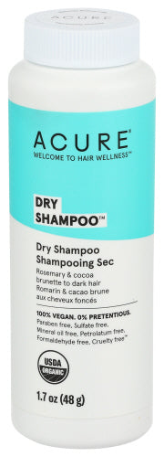Acure – Dry Shampoo Dark Hair, 1.7 Oz – Pack of 1