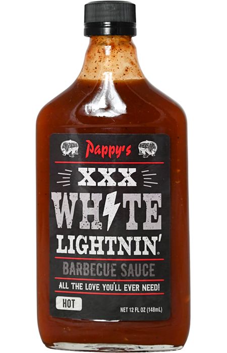 Pappy’s XXX White Lightnin Barbecue Sauce, 12.7oz.