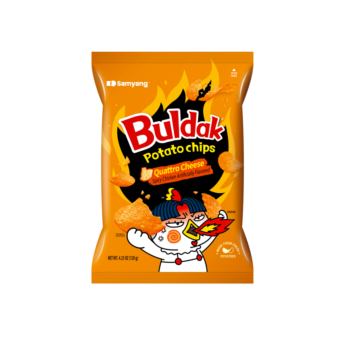 Buldak Potato Chips – Quattro Cheese