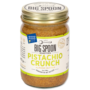 Big Spoon Roasters – Pistachio Crunch Almond Butter: 13oz Jar