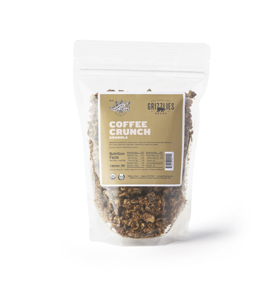 Coffee Crunch Granola Bags – 12 x 12oz