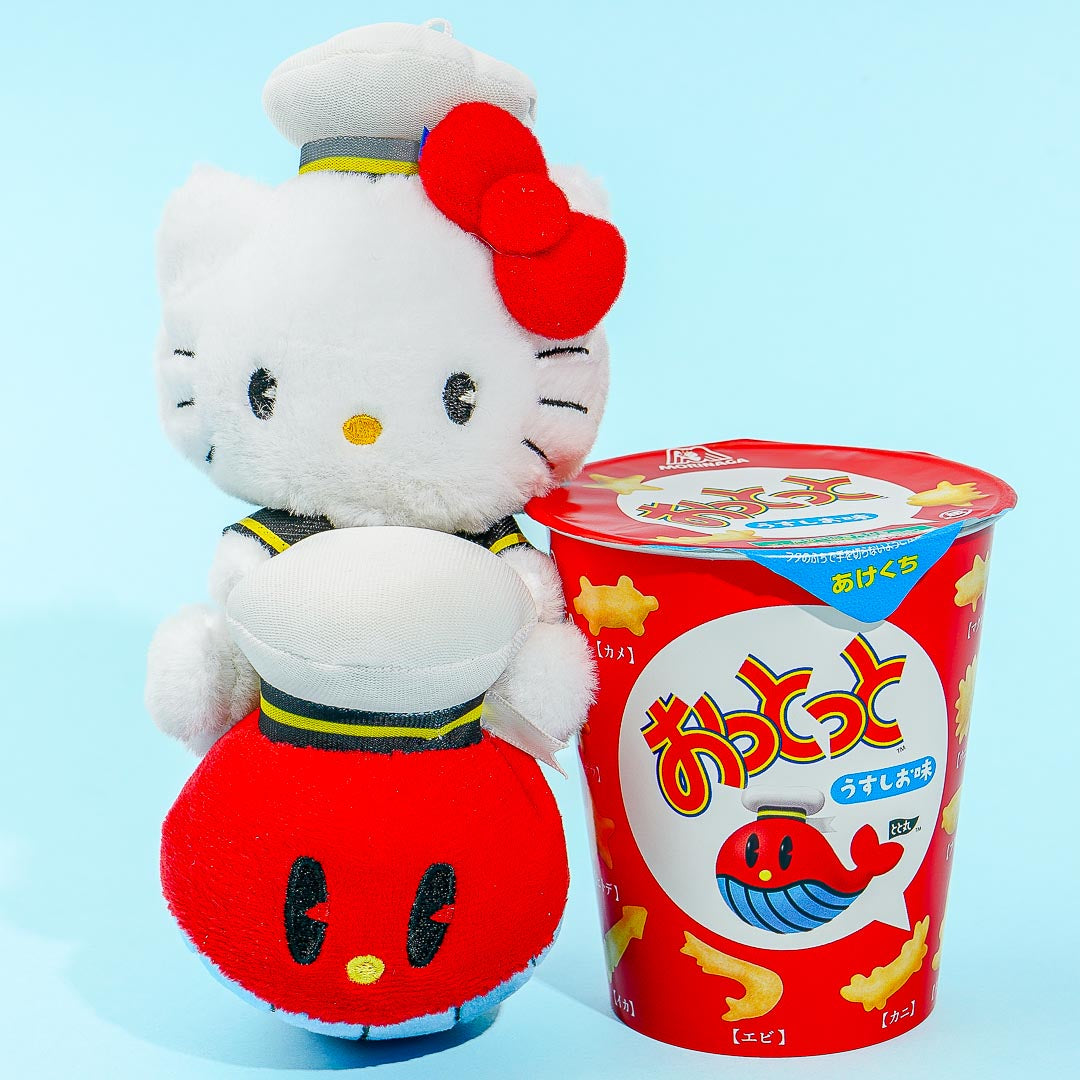 Ottotto x Sanrio Characters Plushie Charm & Crackers – Hello Kitty