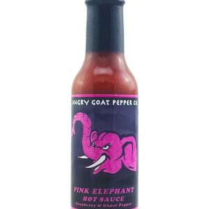 Hot Sauce Angry Goat Pepper Co Pink Elephant Cranberry & Ghost Pepper