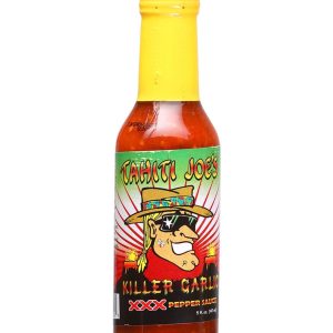 Hot Sauce Tahiti Joes Killer Garlic XXX 5 oz Heat 9