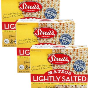 Streit’s Lightly Salted Matzos, 11 Ounce (Pack of 3)